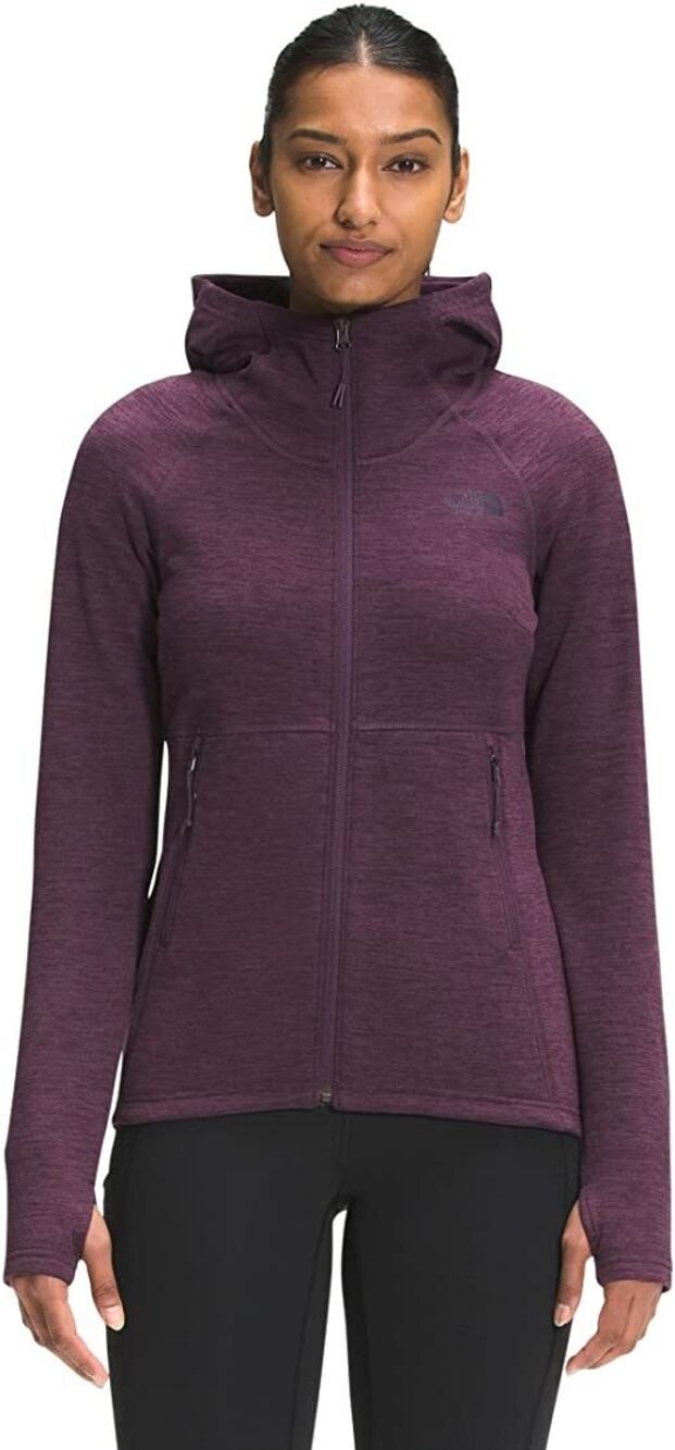 The North Face Women Plum Canyonlands Hoodie Full Zip Jacket 1146 Size Large